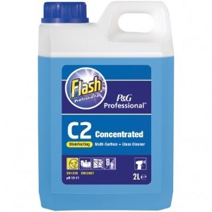 Flash Professional C2 Multi Surface Glass Cleaner (2x2L)