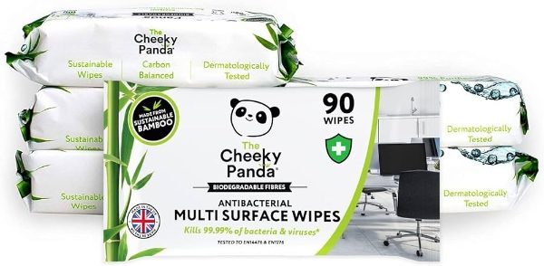 Cheeky Panda Bamboo Multi Surface Wipes (case 6)