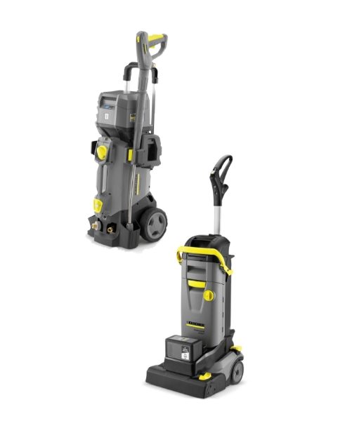 KARCHER HD 4/11 & BR 30/4 WITH FREE BATTERY&CHARGER