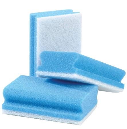 finger-gripped-sponge-scourer-pack-of-10-in-blue