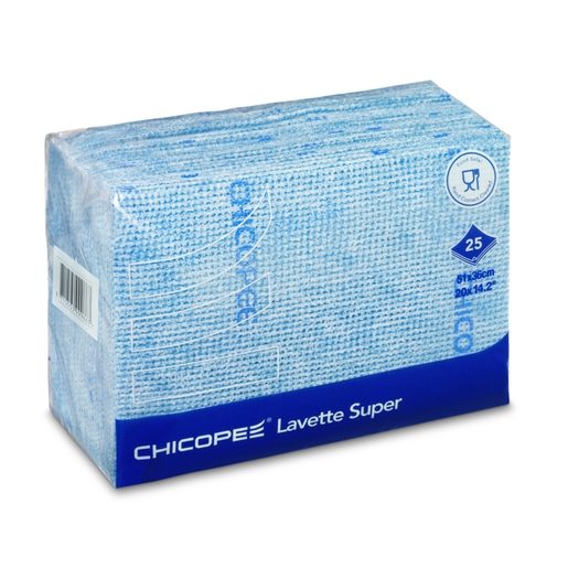 LAVETTE SUPER J CLOTH BLUE CHICOPEE - PK 25