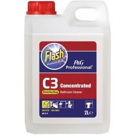 Flash Professional C3 Bathroom Cleaner (2x2Ltr)