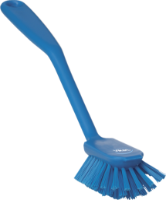 Dish Brush with scraping edge 280 mm Medium Blue