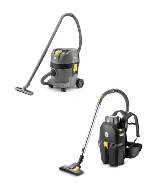 KARCHER NT 22/1 & BVL 5/1 WITH FREE EXTRA BATTERY
