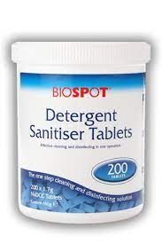 Biospot Detergent Sanitising Tablets 3.25g x 200pc