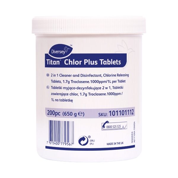 101101112 TITAN Chlor Plus tablets 6X200pc